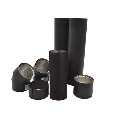Complete Double Wall Stove Pipe Venting System Kit for Easy Installation