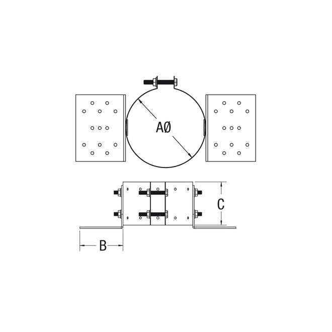 VORTEX 3" PELLET ROOF SUPPORT VOP0382