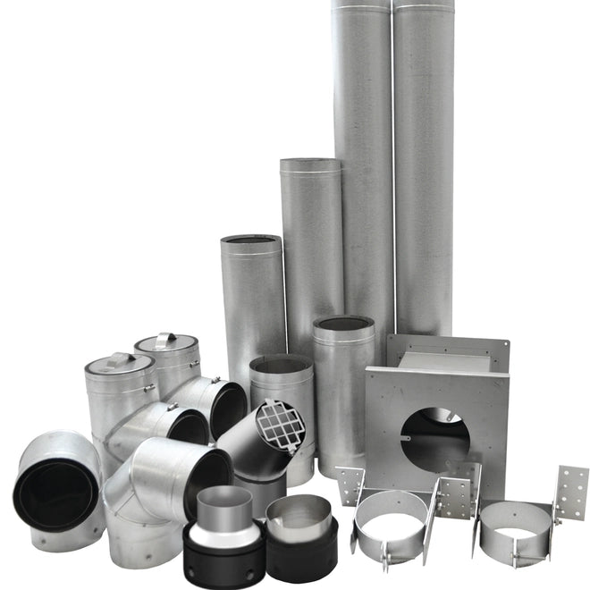 4" VORTEX PELLET VENT BASEMENT KIT VOPKB04