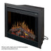 Dimplex 39-inch Deluxe Built-In Electric Fireplace Insert, Realistic Flame & Heater