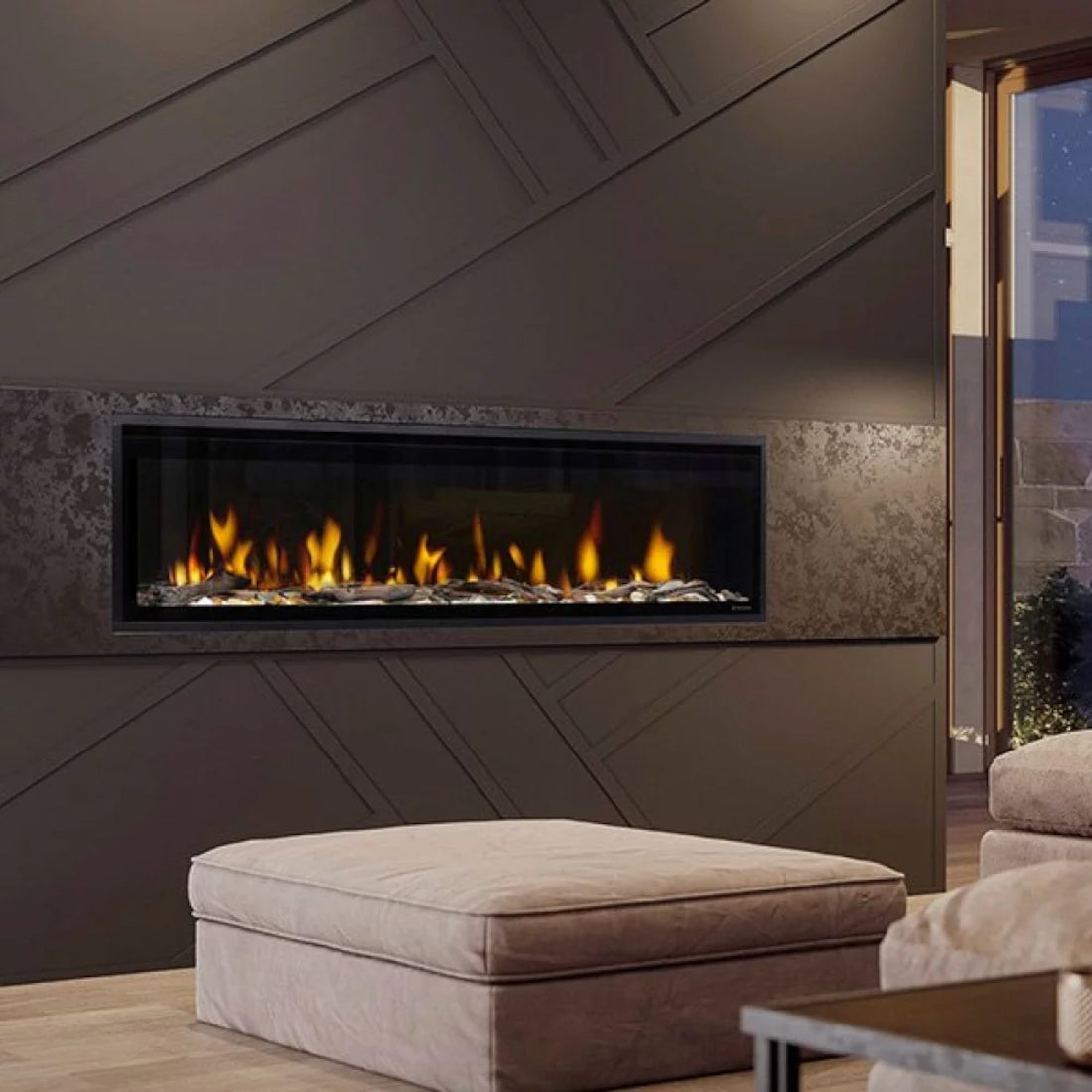 Dimplex Ignite Evolve 60-inch Linear Built-in Electric Fireplace with Smart Control