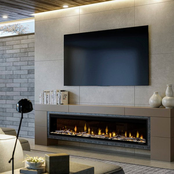 Dimplex Ignite Evolve 74-Inch Linear Electric Fireplace: Realistic Flames, App Control, Heat