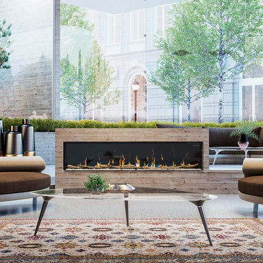 Dimplex Ignite XL Bold 88-Inch 3-Sided Linear Electric Fireplace: Built-in, Modern, Stunning Flames