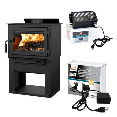 Drolet Deco II Wood Stove Heat Kit DB03205K With Blower And Quick Connect Thermodisc