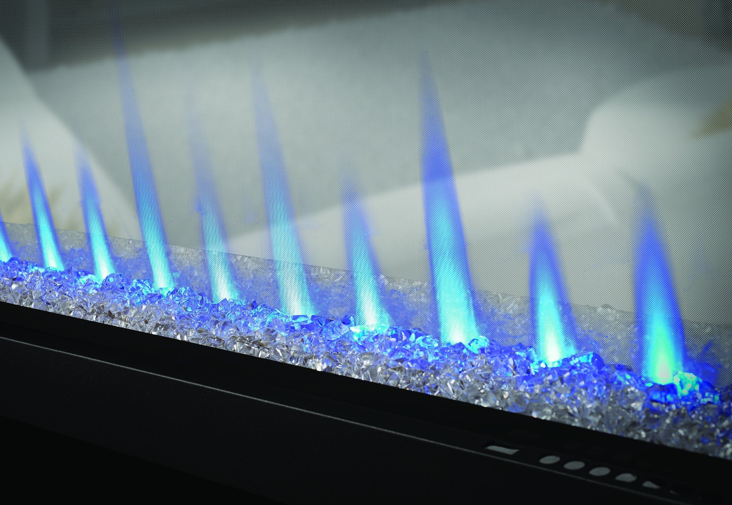 Napoleon Clearion Elite 60-inch See-Through Wall Mount Electric Fireplace with Privacy Glass