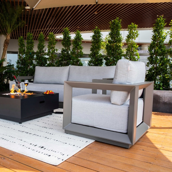 Elementi Newport Aluminum Lounge Chair OS2505S