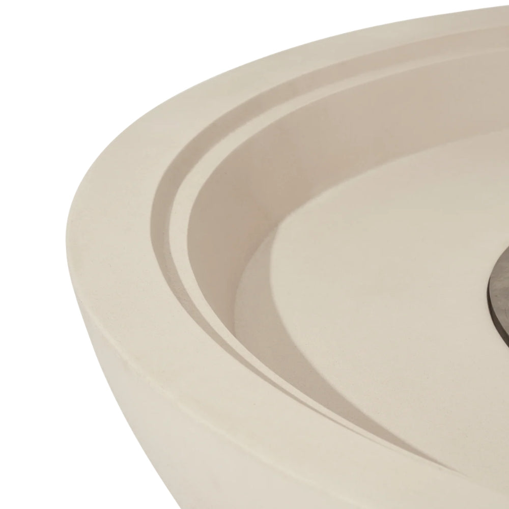 Elementi Plus Rose Bowl 48" Fire Bowl – 100,000 BTU Outdoor Fire Pit