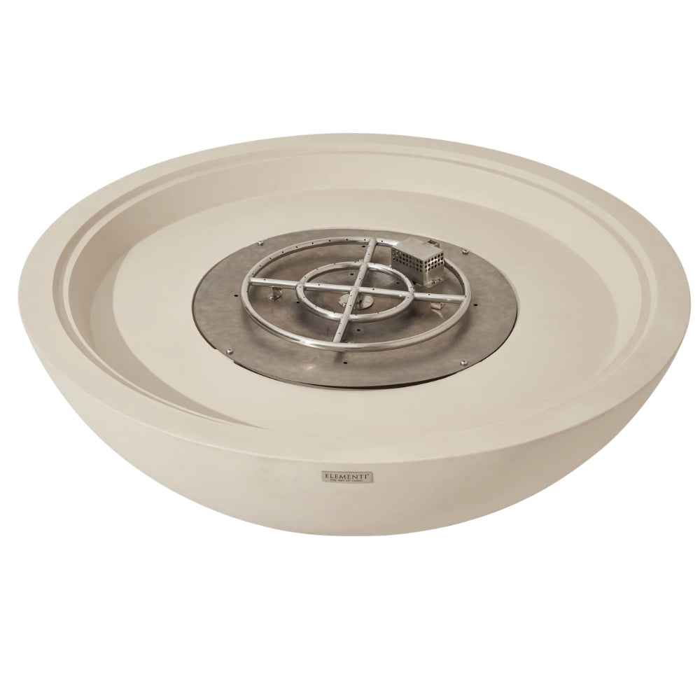 Elementi Plus Rose Bowl 48" Fire Bowl – 100,000 BTU Outdoor Fire Pit