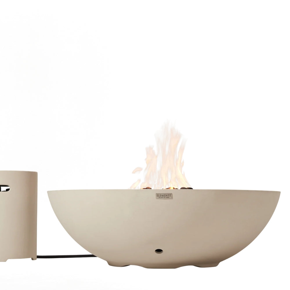 Elementi Plus Rose Bowl 48" Fire Bowl – 100,000 BTU Outdoor Fire Pit
