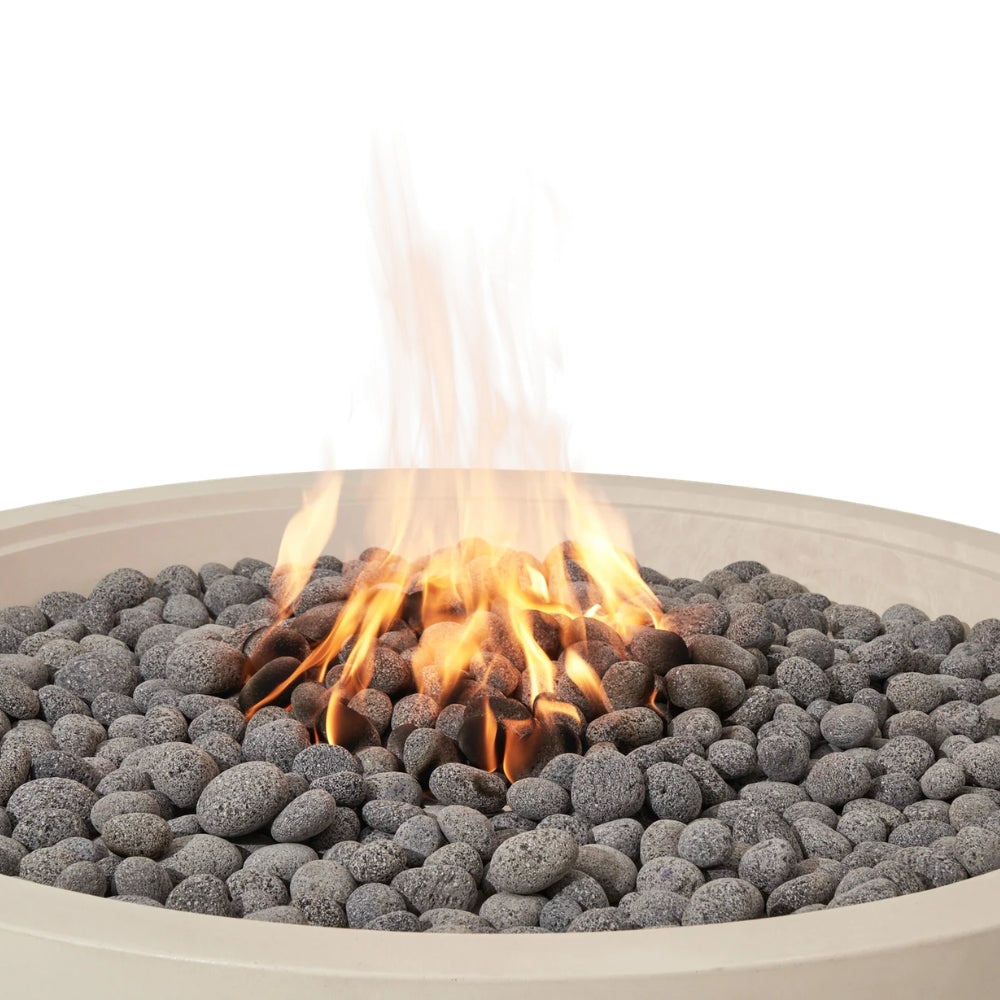 Elementi Plus Rose Bowl 48" Fire Bowl – 100,000 BTU Outdoor Fire Pit