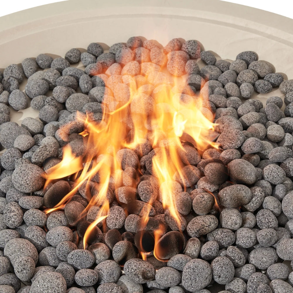 Elementi Plus Rose Bowl 48" Fire Bowl – 100,000 BTU Outdoor Fire Pit