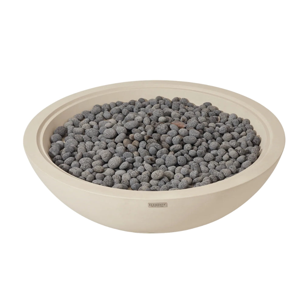 Elementi Plus Rose Bowl 48" Fire Bowl – 100,000 BTU Outdoor Fire Pit