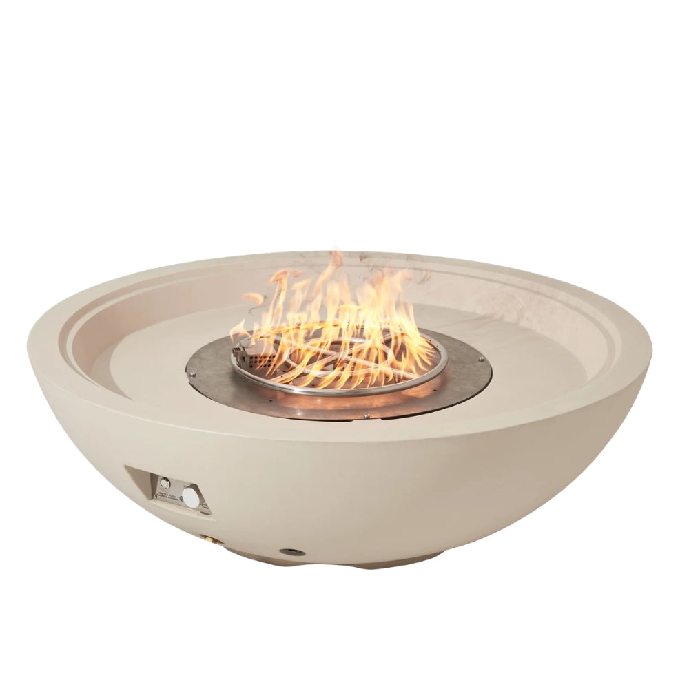 Elementi Plus Rose Bowl 48" Fire Bowl – 100,000 BTU Outdoor Fire Pit