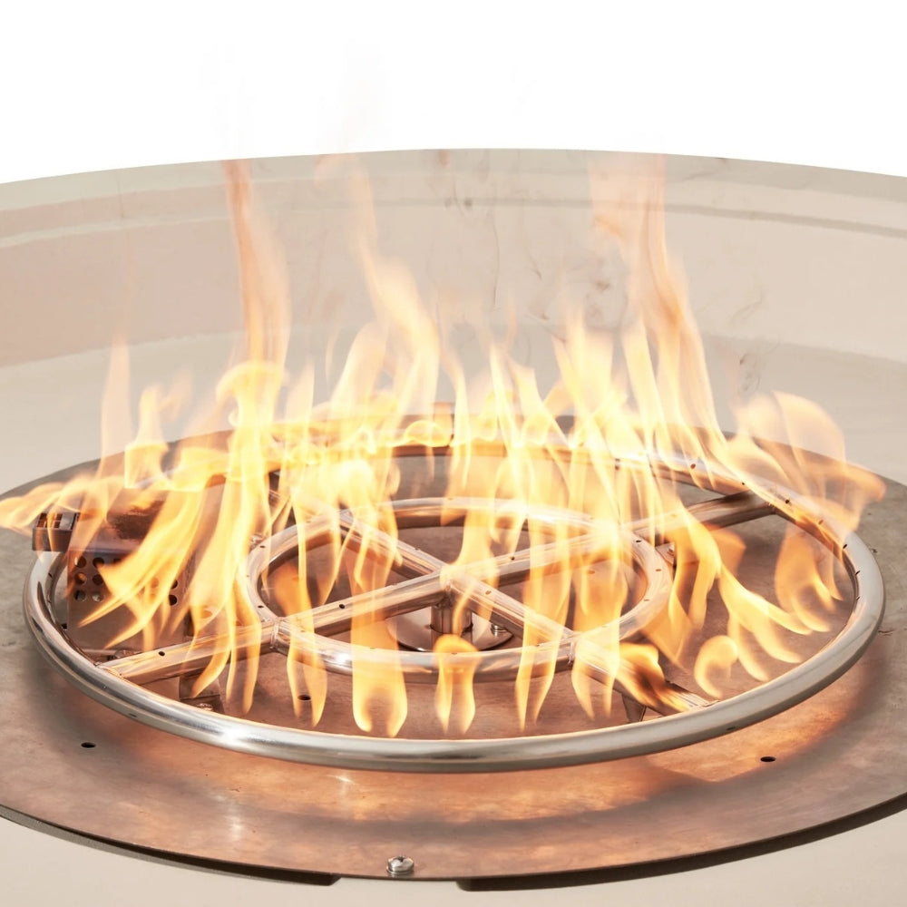 Elementi Plus Rose Bowl 48" Fire Bowl – 100,000 BTU Outdoor Fire Pit