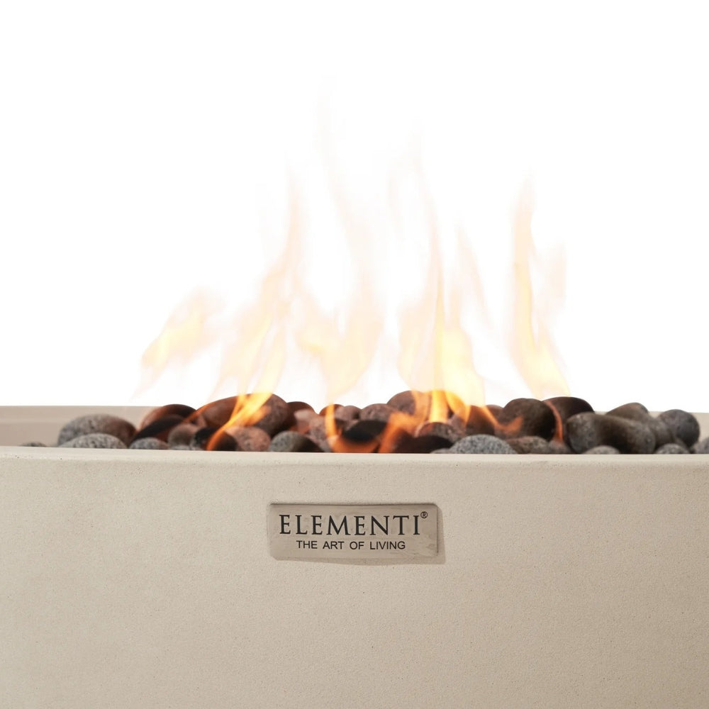 Elementi Plus Rose Bowl 48" Fire Bowl – 100,000 BTU Outdoor Fire Pit