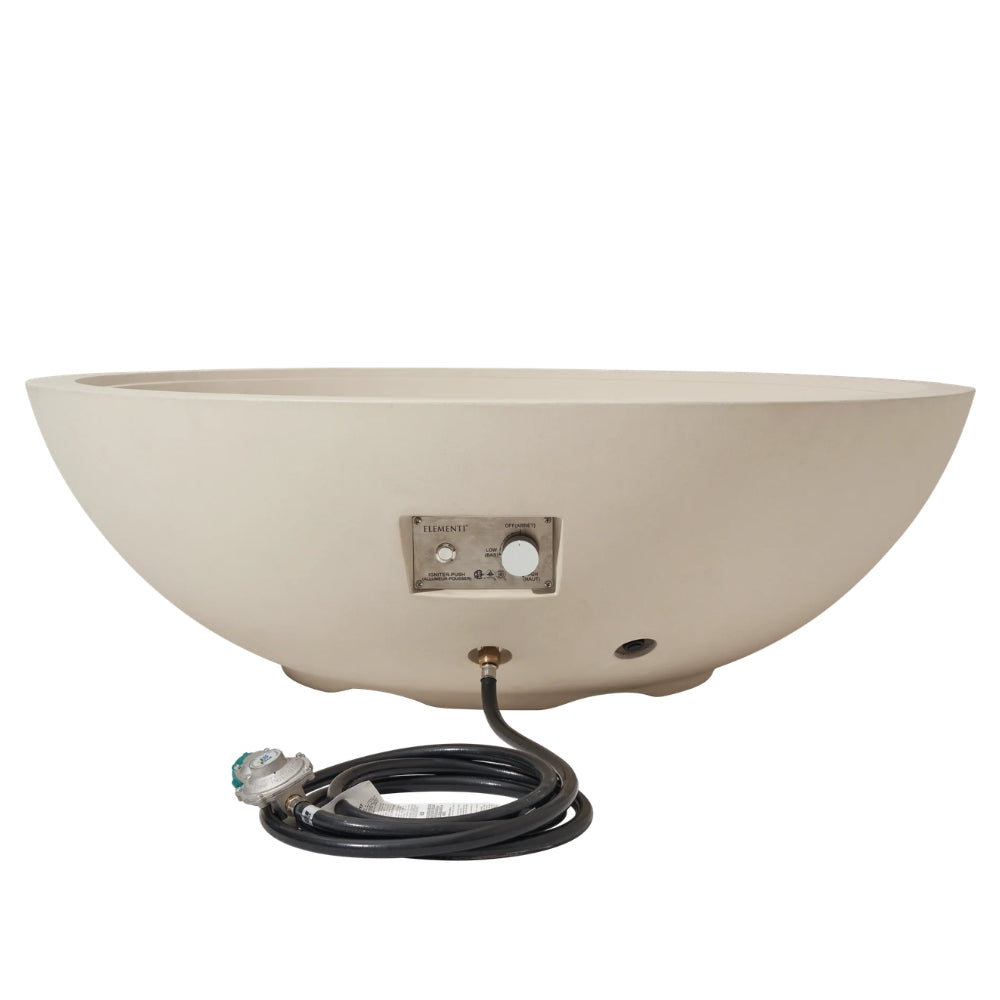 Elementi Plus Rose Bowl 48" Fire Bowl – 100,000 BTU Outdoor Fire Pit