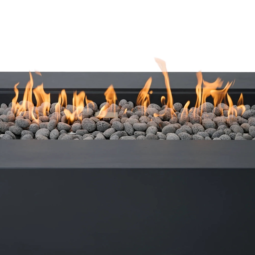 Elementi Pro Ravello 72" Fire Table - Dark Grey - 100,000 BTU