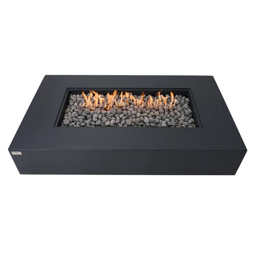Elementi Pro Ravello 72" Fire Table - Dark Grey - 100,000 BTU