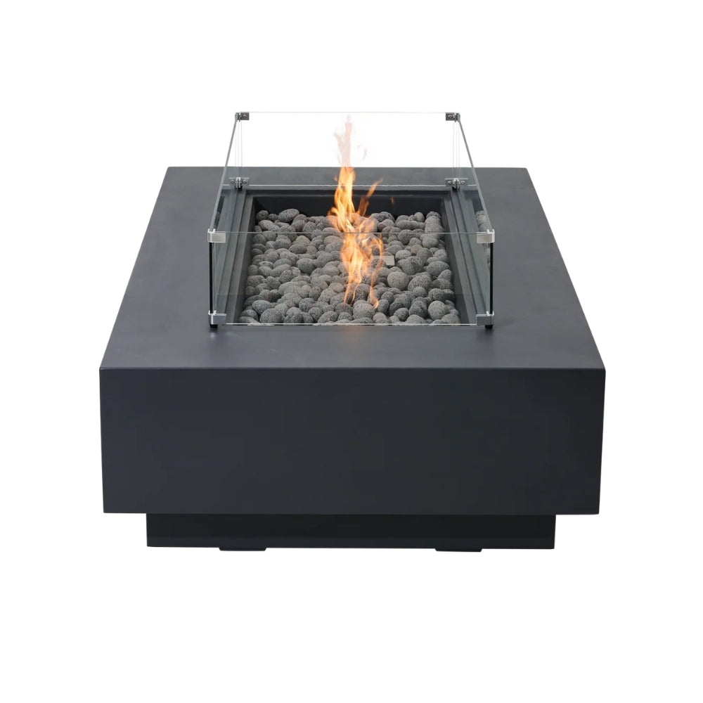 Elementi Pro Ravello 72" Fire Table - Dark Grey - 100,000 BTU