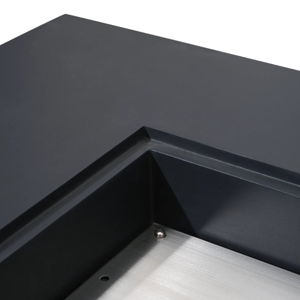 Elementi Pro Ravello 72" Fire Table - Dark Grey - 100,000 BTU