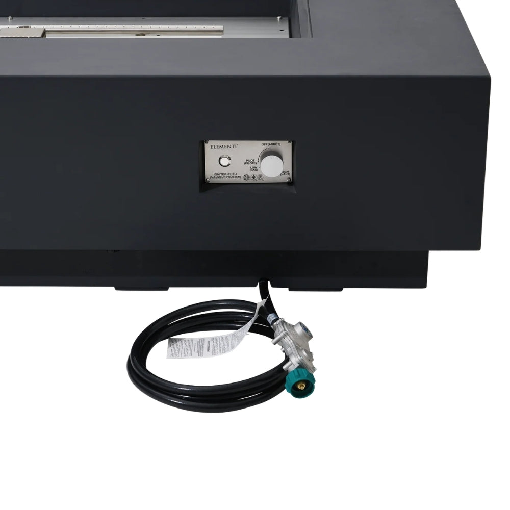Elementi Pro Ravello 72" Fire Table - Dark Grey - 100,000 BTU