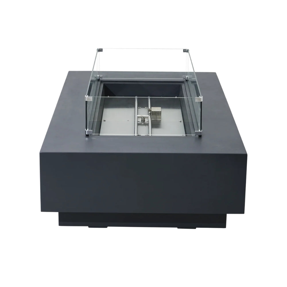 Elementi Pro Ravello 72" Fire Table - Dark Grey - 100,000 BTU