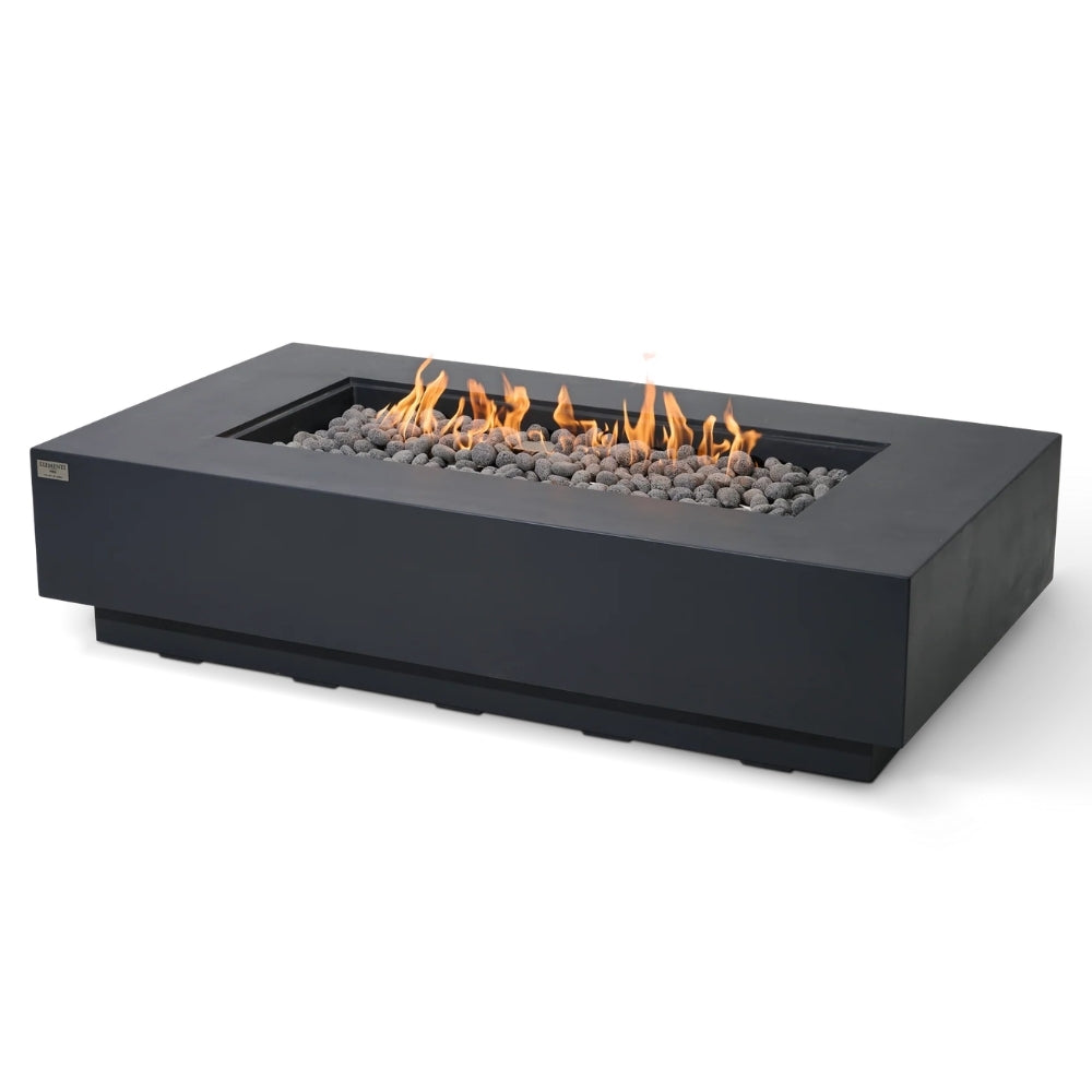 Elementi Pro Ravello 72" Fire Table - Dark Grey - 100,000 BTU