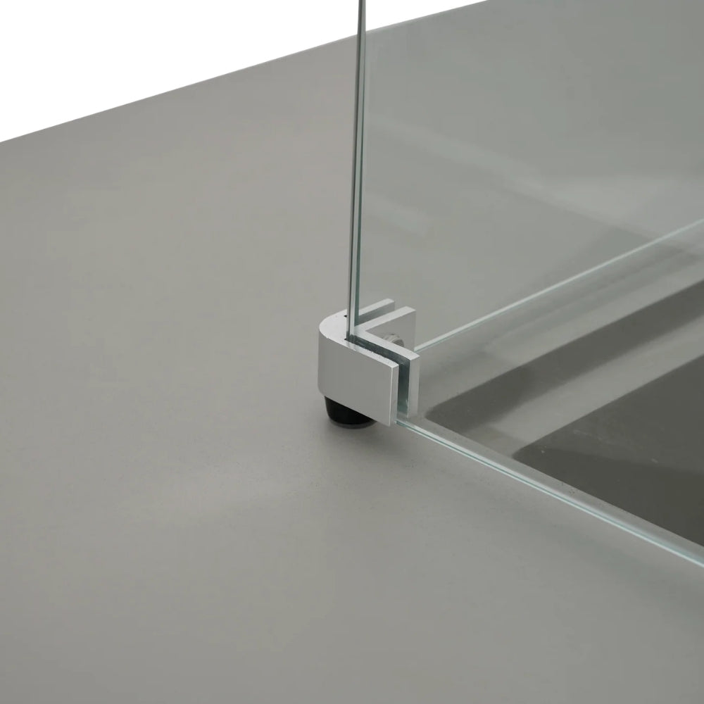 Elementi Pro Ravello 72" Fire Table - Dark Grey - 100,000 BTU
