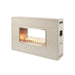 Customizable 40-inch See-Through Outdoor Fireplace Kit with Crystal Fire Plus Burner