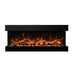 Amantii Tru View XL Deep 50-Inch Smart Electric Fireplace | WiFi Multi-Sided Modern Heater