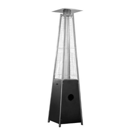 Glass Tube Patio Heater Hammered Bronze