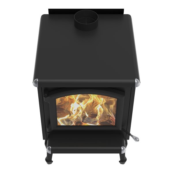 J.A. Roby Pioneer wood stove PBPI top view