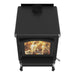 J.A. Roby Pioneer wood stove PBPI top view