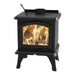 J.A. Roby Polaris wood stove PBPO front view