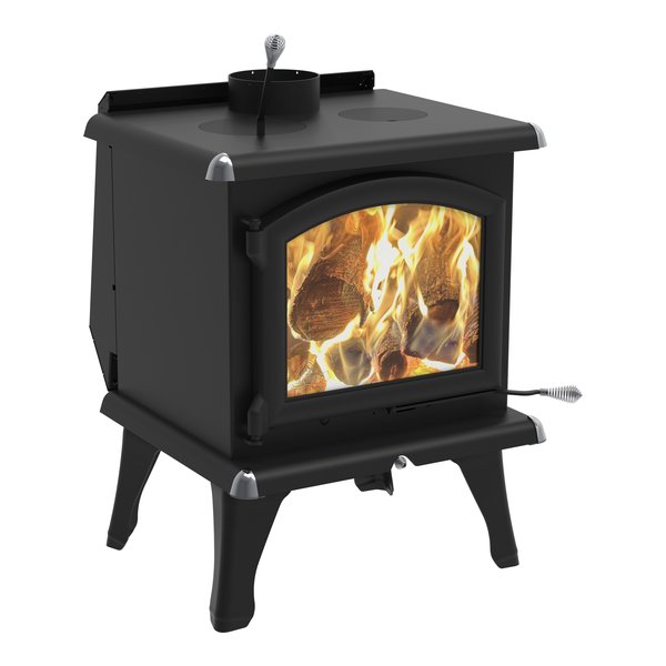 J.A. Roby Polaris wood stove PBPO left view