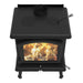J.A. Roby Polaris wood stove PBPO top view