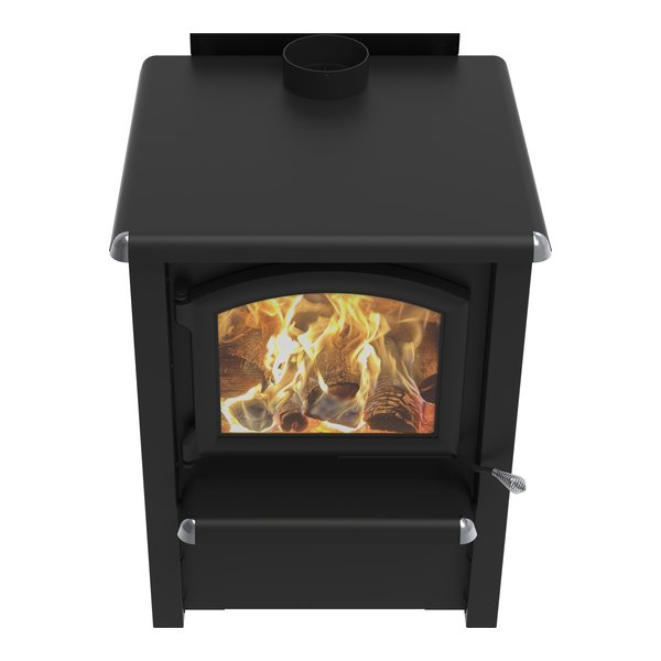 J.A. Roby Score wood stove PBSC top view
