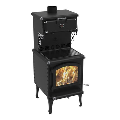 J.A. Roby Spirit wood stove PBSP left view