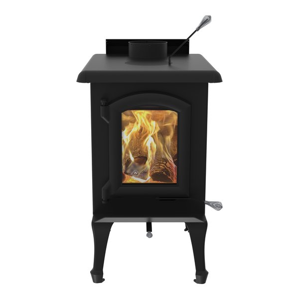 J.A. Roby Supero wood stove PBSU front view