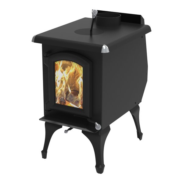 J.A. Roby Supero wood stove PBSU right view