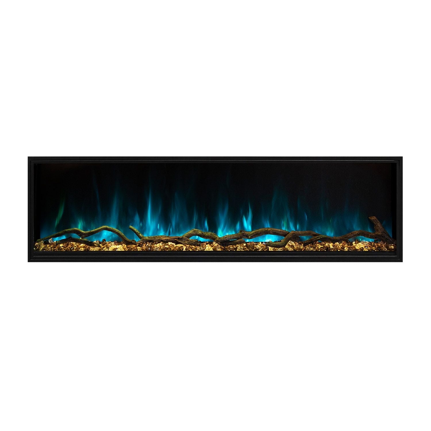 Modern Flames Landscape Pro Slim 56-inch Built-In Electric Fireplace Realistic Flame Heater