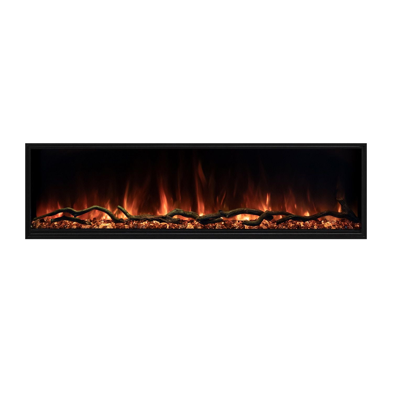Modern Flames Landscape Pro Slim 56-inch Built-In Electric Fireplace Realistic Flame Heater
