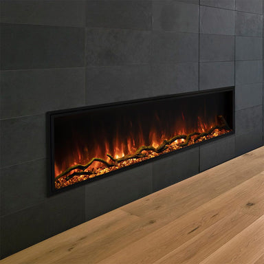 Modern Flames 96-inch Landscape Pro Slim Built-In Wall LED Electric Fireplace