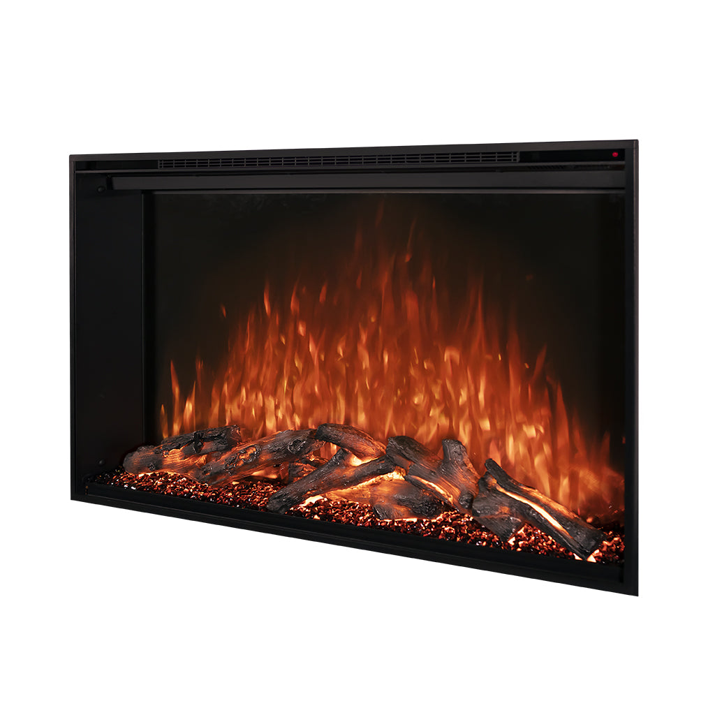 Modern Flames Redstone 54-inch Built-In Electric Fireplace Insert with Hybrid-FX Flame Technology