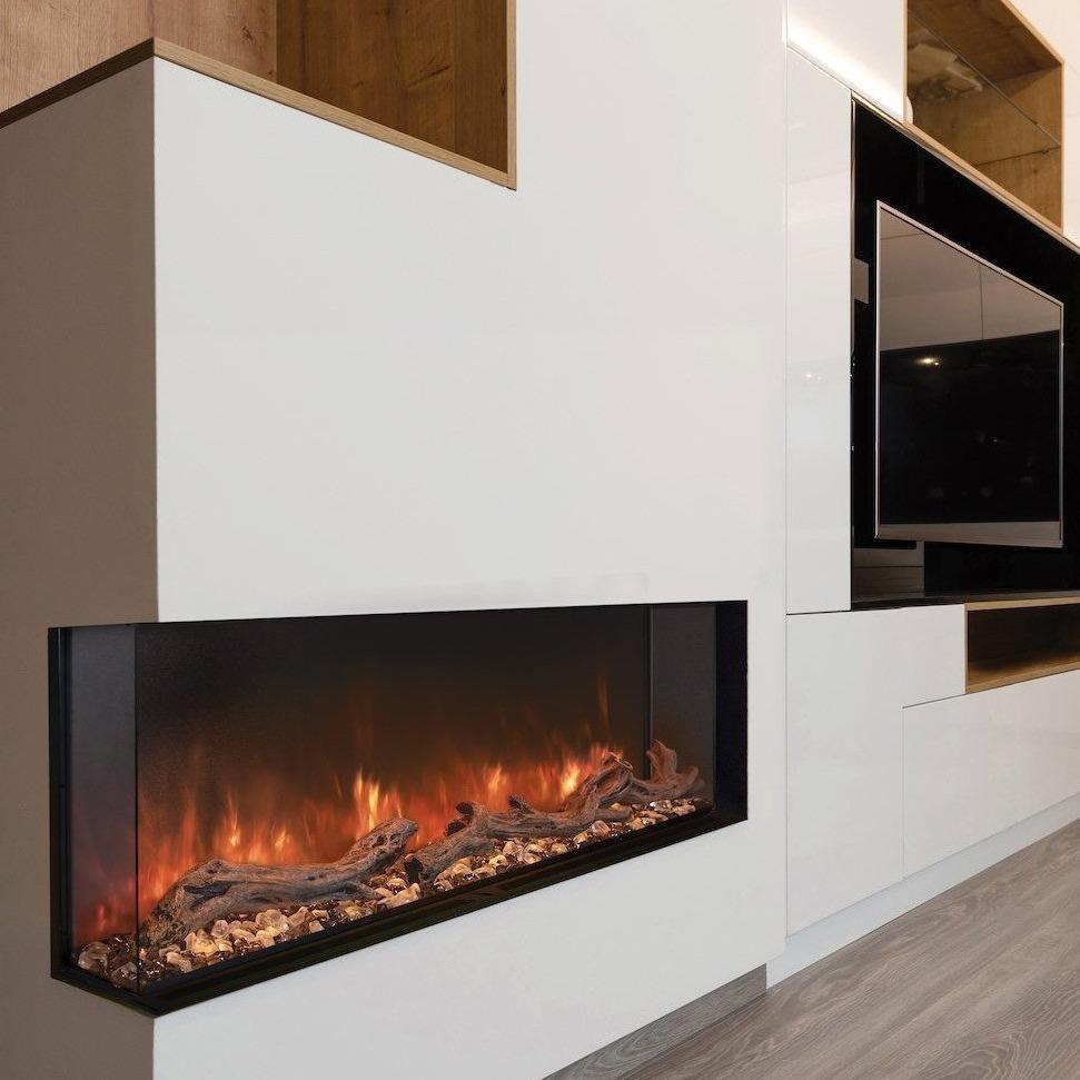 Modern Flames 68" Multi-Sided Smart Electric Fireplace with RGB Flame