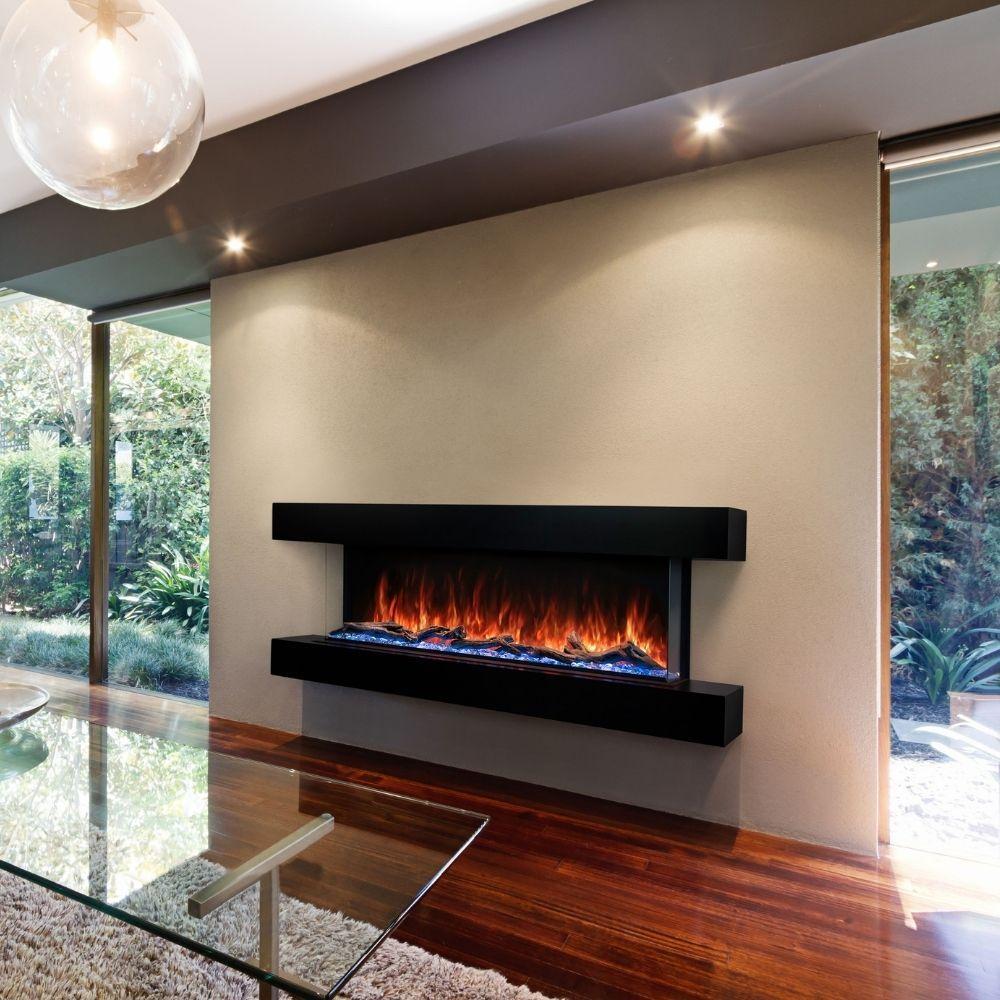 Modern Flames 44-inch Landscape Pro Multi Smart Electric Fireplace, 3-Sided Built-In