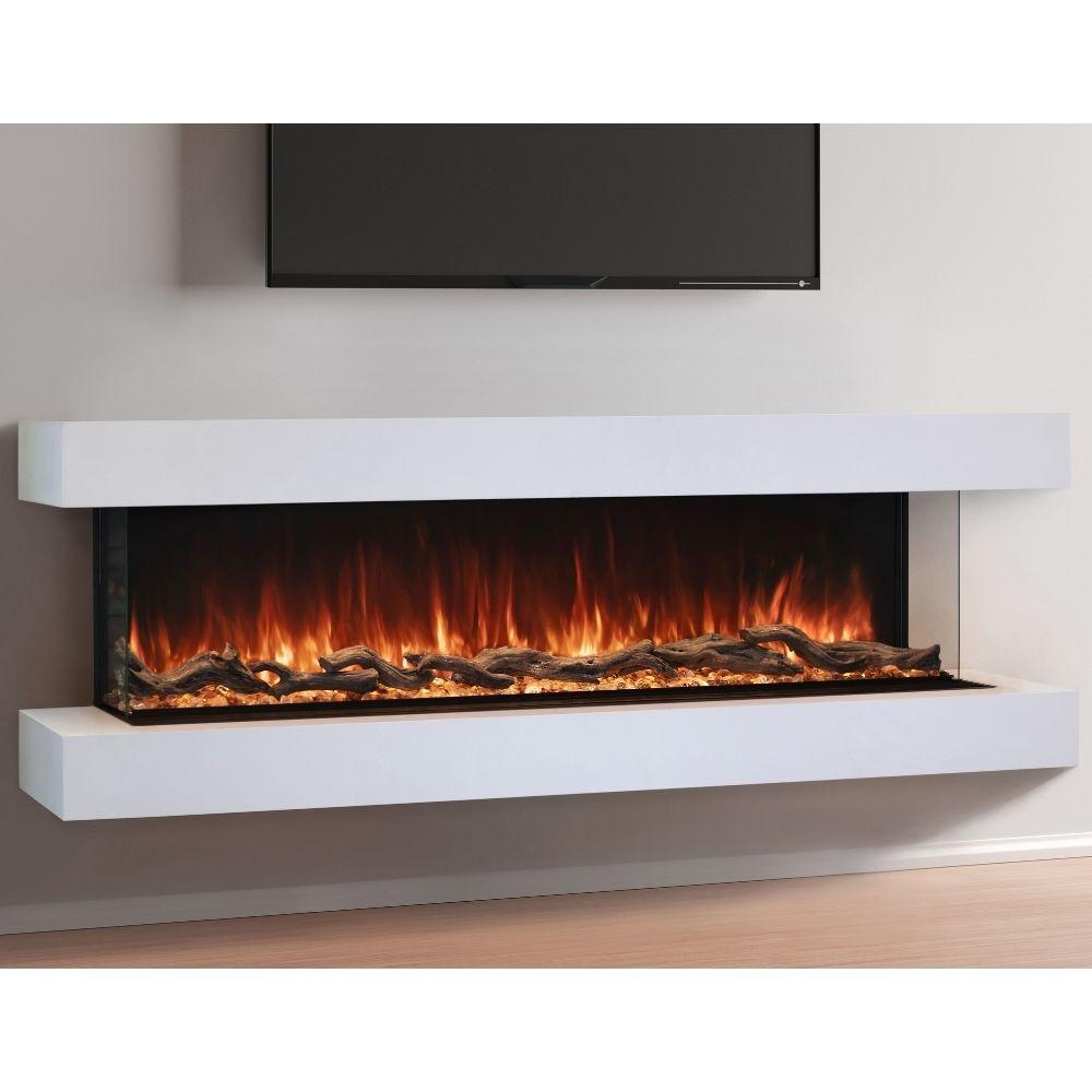 Modern Flames Landscape Pro Multi 96-Inch Smart Electric Fireplace: Built-In, Multi-Sided