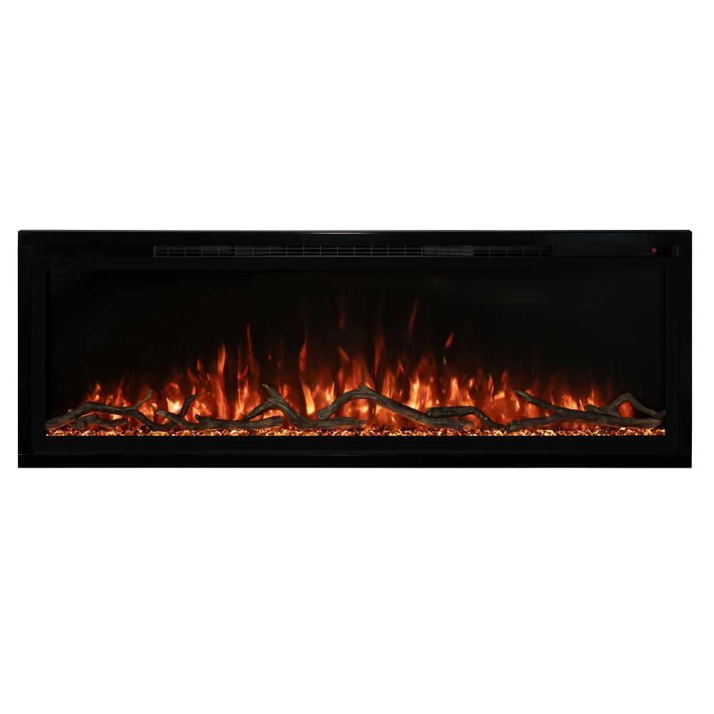 Modern Flames Spectrum Slimline 100-Inch Wall Mount Recessed Electric Fireplace Heater