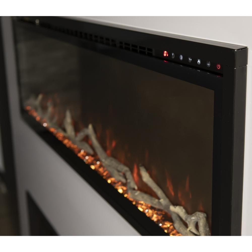 Modern Flames Spectrum Slimline 100-Inch Wall Mount Recessed Electric Fireplace Heater