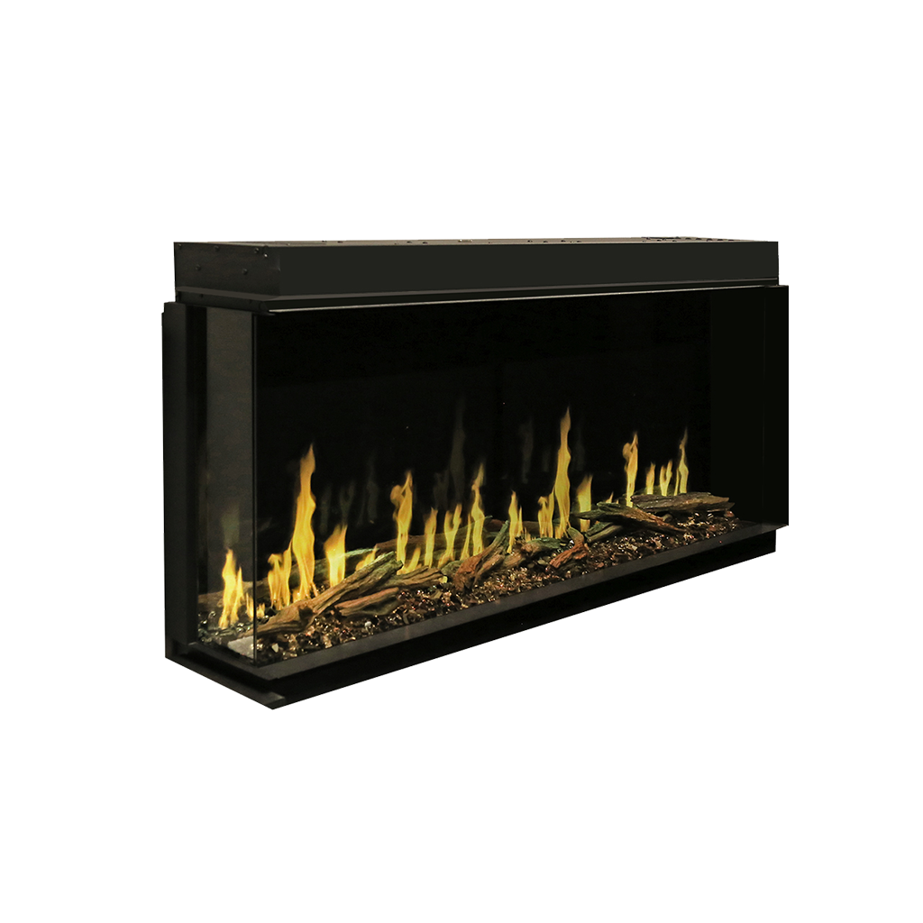 Modern Flames Orion Multi 76-inch Virtual Electric Fireplace: Recessed, Multi-Sided, Wi-Fi